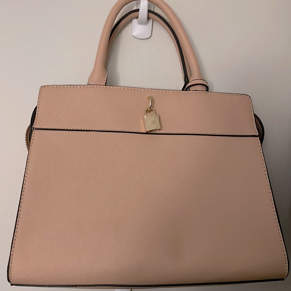 Peach colored purse